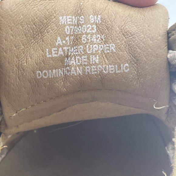 SPERRY Men's Billfish 3 Eye Lace Up Boat Shoes TAN/BEIGE 799023 SP152 sz 9 -VGUC - Picture 2 of 8